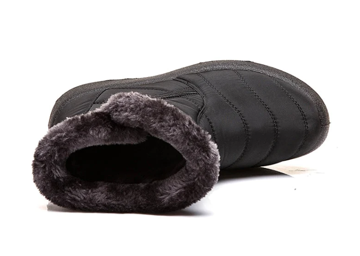 Bota Feminina Forrada em Camurça - HotConfort™ Cano Médio