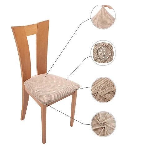 Capa Elástica Protetora para Cadeira - Jacquard Chair