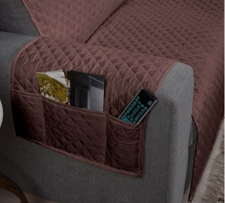 Capa Protetora de Sofá Retrátil e Reclinável Impermeável - Matelassê Premium