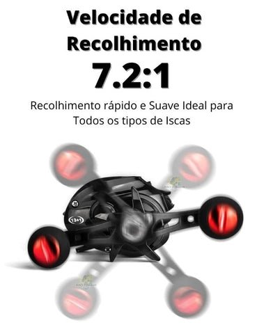 Carretilha Profissional Para Pesca FishPro AE-2000