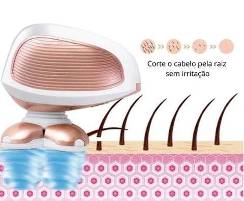 Depilador Elétrico Portátil à Prova d' Água - Femme Shaver Max