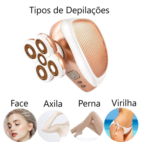 Depilador Elétrico Portátil à Prova d' Água - Femme Shaver Max