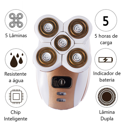 Depilador Elétrico Portátil à Prova d' Água - Femme Shaver Max