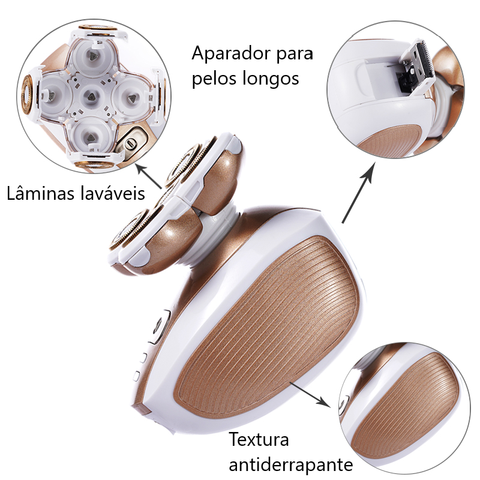 Depilador Elétrico Portátil à Prova d' Água - Femme Shaver Max