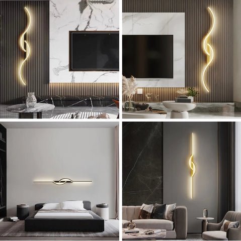 Luminária Arandela de LED para Parede Minimalista S-Lines