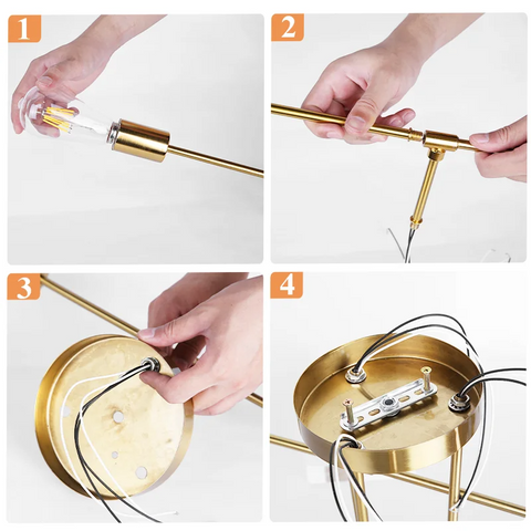 Lustre Moderno Estilo Industrial - Atomo Lux