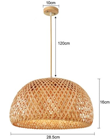 Lustre Pendente de Bambu - Wood Lux