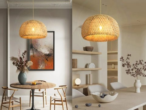 Lustre Pendente de Bambu - Wood Lux