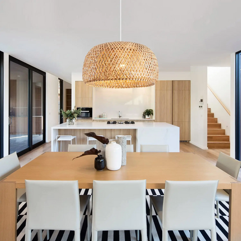 Lustre Pendente de Bambu - Wood Lux