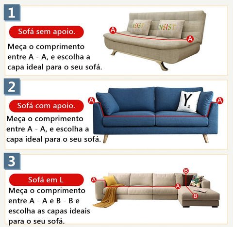 Capa de Sofá Spandex