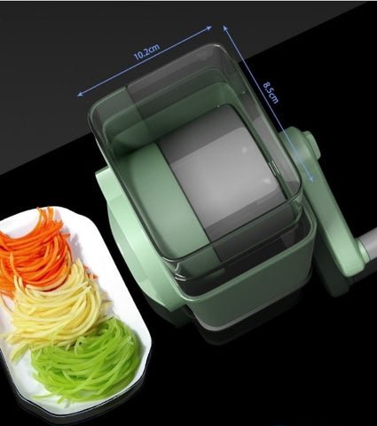 Processador Cortador e Fatiador de Alimentos Manual Multiuso 3 em 1 - GreenPro
