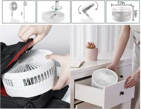 Ventilador Portátil e Dobrável com Pedestal - Split Max
