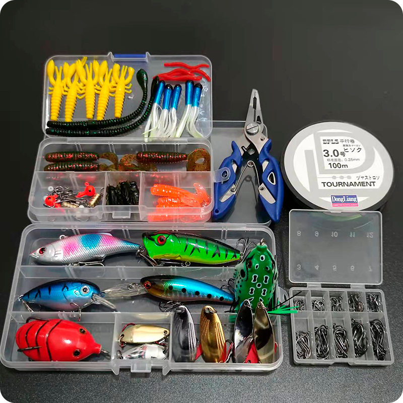 Kit Profissional Completo de Pescaria 165 Peças - FishBox
