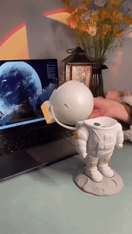 Luminária Astroauta das galáxias Loja Eletroflix