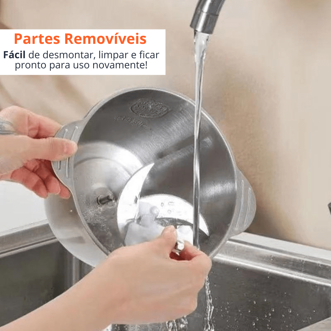 Triturador e Moedor Profissional de Alimentos em Inox - UltraMixer Triturador de alimentos Eletroflix