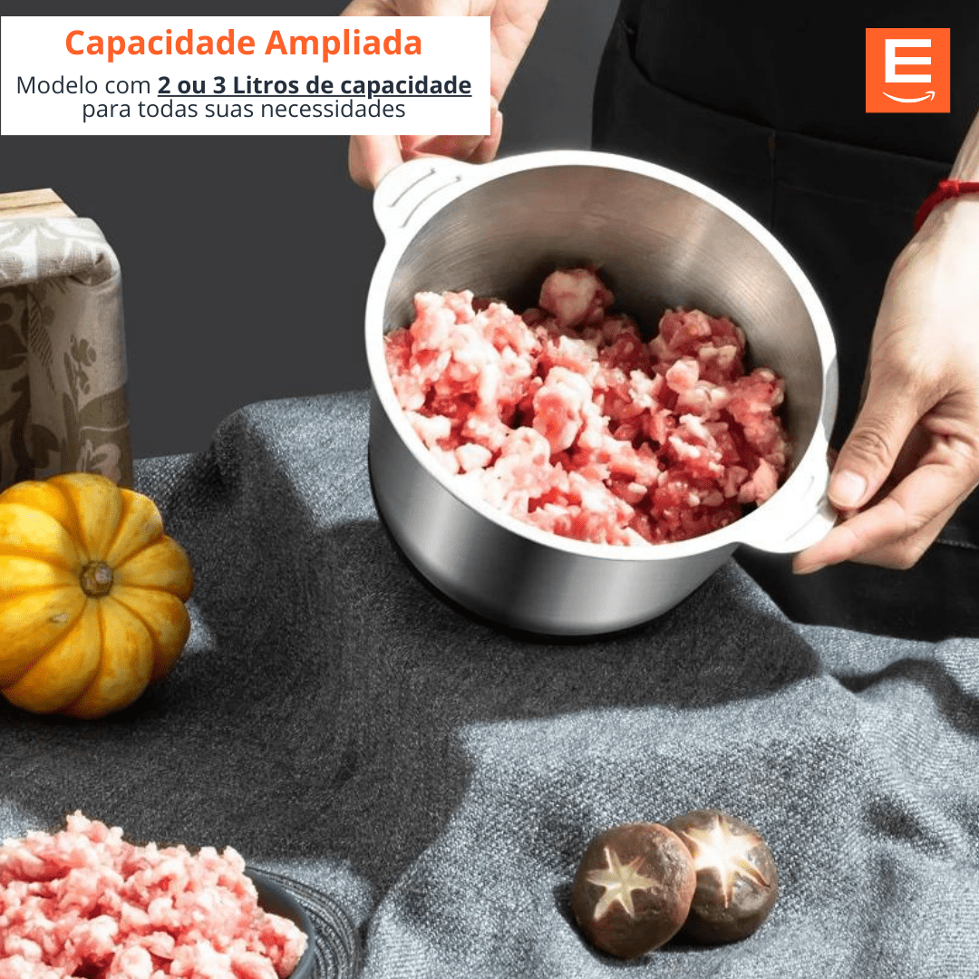 Triturador e Moedor Profissional de Alimentos em Inox - UltraMixer Triturador de alimentos Eletroflix