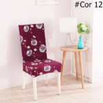 Kit 4 Capas de Cadeira Spandex Tamanho Universal - ESTAMPADAS - Pronta Entrega  - FRETE GRÁTIS - Image 13