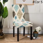 Kit 6 Capas de Cadeira Spandex Tamanho Universal - ESTAMPADAS - Pronta Entrega  - FRETE GRÁTIS - Image 6