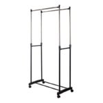 Cabideiro Duplo Portátil 3 em 1 Telescópico em Aço Inoxidável - Frete Grátis - Pronta Entrega - Image 6