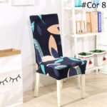 Kit 6 Capas de Cadeira Spandex Tamanho Universal - ESTAMPADAS - Pronta Entrega  - FRETE GRÁTIS - Image 9