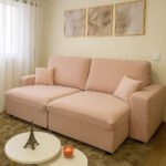 Capa de Sofá Retrátil Spandex + 2 Capas de Almofadas + Fixadores, Lisas , Pronta entrega, (2,3 Lugares) - Image 14