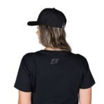 Camiseta Baby Look Preta Carbono - Image 2