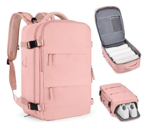 ImagineDream- Mochila de Viagem Grande Feminina À Prova D'Água - FRETE GRÁTIS