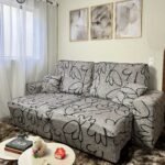 Capa de Sofá Retrátil Spandex + 2 Capas de Almofadas + Fixadores, Lisas , Pronta entrega, (2,3 Lugares) - Image 19