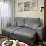 Capa de Sofá Retrátil Spandex + 2 Capas de Almofadas + Fixadores, Estampadas, Pronta entrega, (2,3 Lugares) - Image 24