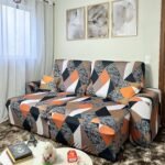 Capa de Sofá Retrátil Spandex + 2 Capas de Almofadas + Fixadores, Lisas , Pronta entrega, (2,3 Lugares) - Image 18