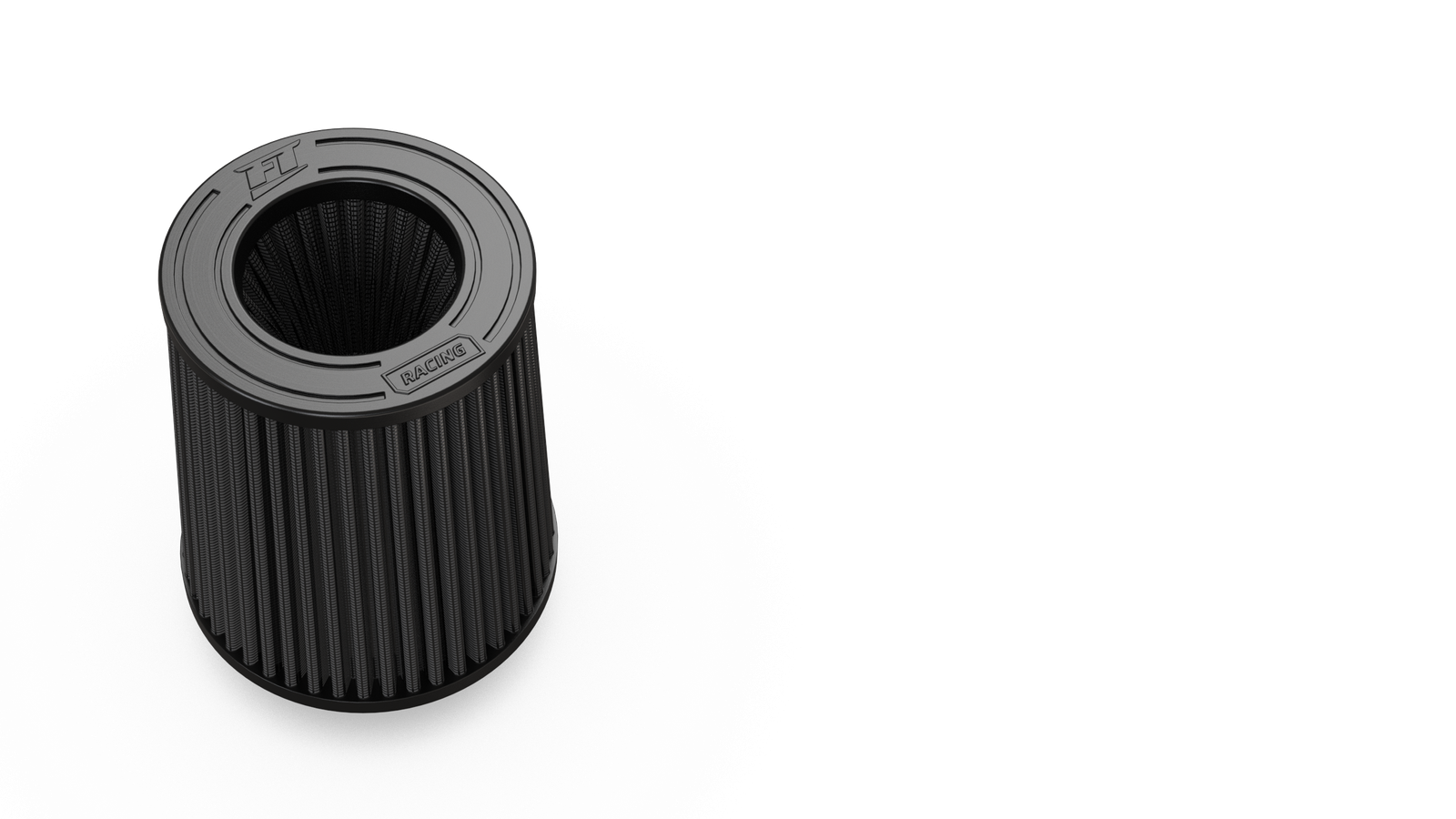 FTD25.160R_3.612 FT Air Filter Cônico Racing Duplo Fluxo. 2,5POL 160MM - Image 1