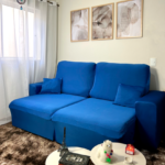 Capa de Sofá Retrátil Spandex + 2 Capas de Almofadas + Fixadores, Lisas , Pronta entrega, (2,3 Lugares) - Image 17