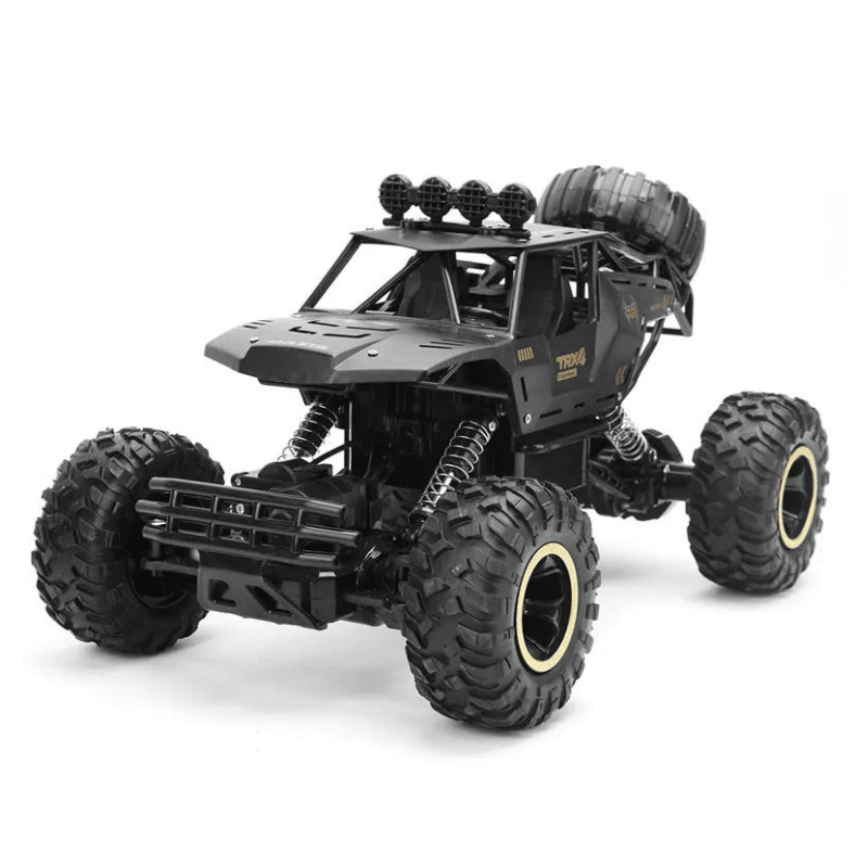 carrinho-de-controle-remoto-tracao-4x4-metal-crawler-eletroflix-28cm-preto-126614 Carrinho de Controle Remoto Tração 4x4 - Metal Crawler - Image 1