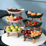 Fruteira de Mesa em Bambu de 1 a 3 Andares - Modern Fruit - Image 2
