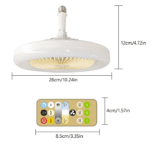 Lâmpada Ventilador Led 2 em 1 com Controle Remoto - BrisaLux - Image 10