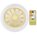 Lâmpada Ventilador Led 2 em 1 com Controle Remoto - BrisaLux