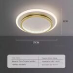 Luminária de Teto Moderna Eclipse - eFlix - Image 3