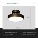 Luminária de Teto Redonda Direcionável em Led - Stratus Line - Image 7