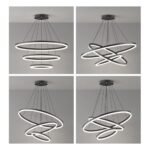 Lustre Pendente Triplo Led Circular Milan - eFlix - Image 6