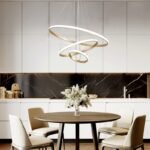 Lustre Pendente Triplo Led Circular Milan - eFlix - Image 2