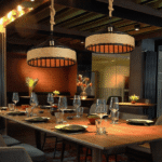 Lustre Pendente Estilo Rústico de Corda de Cânhamo - Image 5