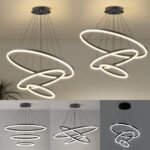 Lustre Pendente Triplo Led Circular Milan - eFlix - Image 4