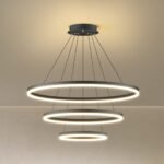 Lustre Pendente Triplo Led Circular Milan - eFlix - Image 9