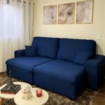 Capa de Sofá Retrátil Spandex + 2 Capas de Almofadas + Fixadores, Lisas , Pronta entrega, (2,3 Lugares) - Image 7