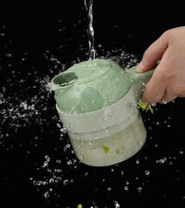 Mini Processador e Fatiador de Alimentos Elétrico 4 em 1 MixAll - Image 5