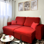 Capa de Sofá Retrátil Spandex + 2 Capas de Almofadas + Fixadores, Lisas , Pronta entrega, (2,3 Lugares) - Image 9